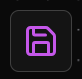 Save icon in the upper-left corner with purple glow indicating uncommitted changes. Click to commit your changes.